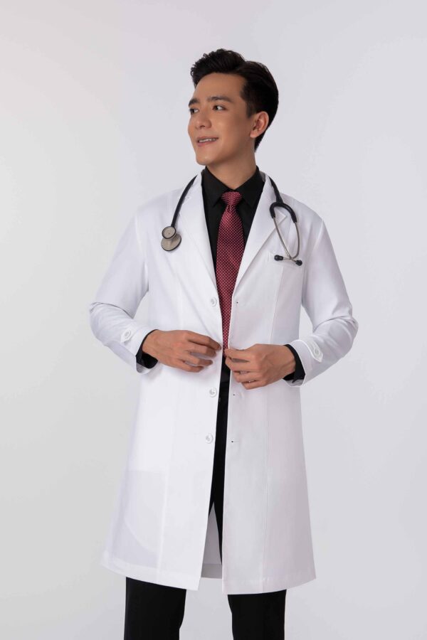 Lab coat 01 (mẫu KS - Nam)