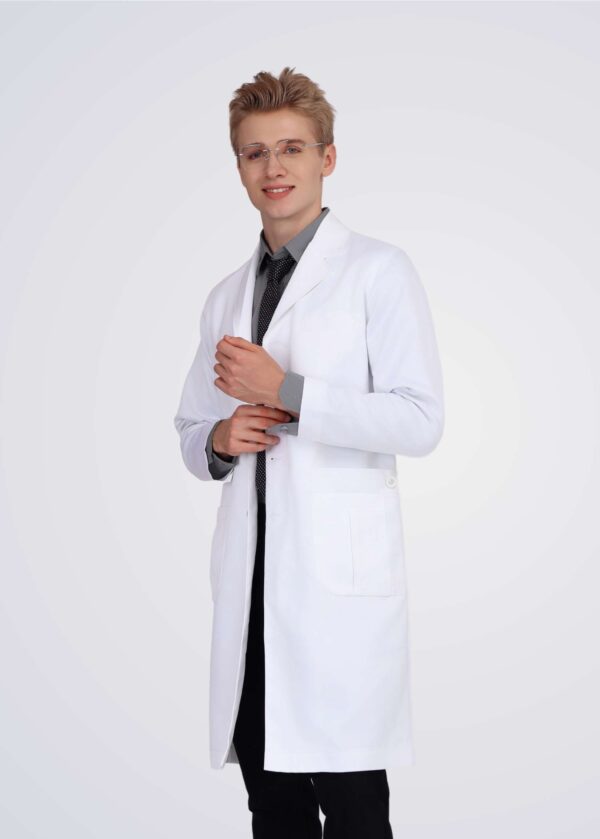 Lab coat 02M (mẫu Classic Pro - Nam)