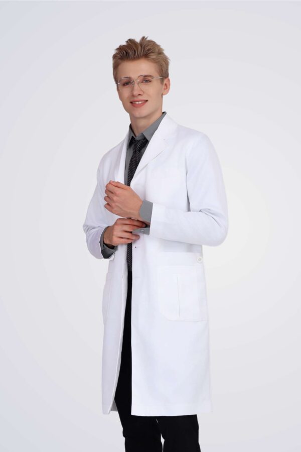 Lab coat 02M (mẫu Classic Pro - Nam)