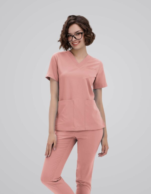 Scrubs W01 Plus - (Rose Pink)