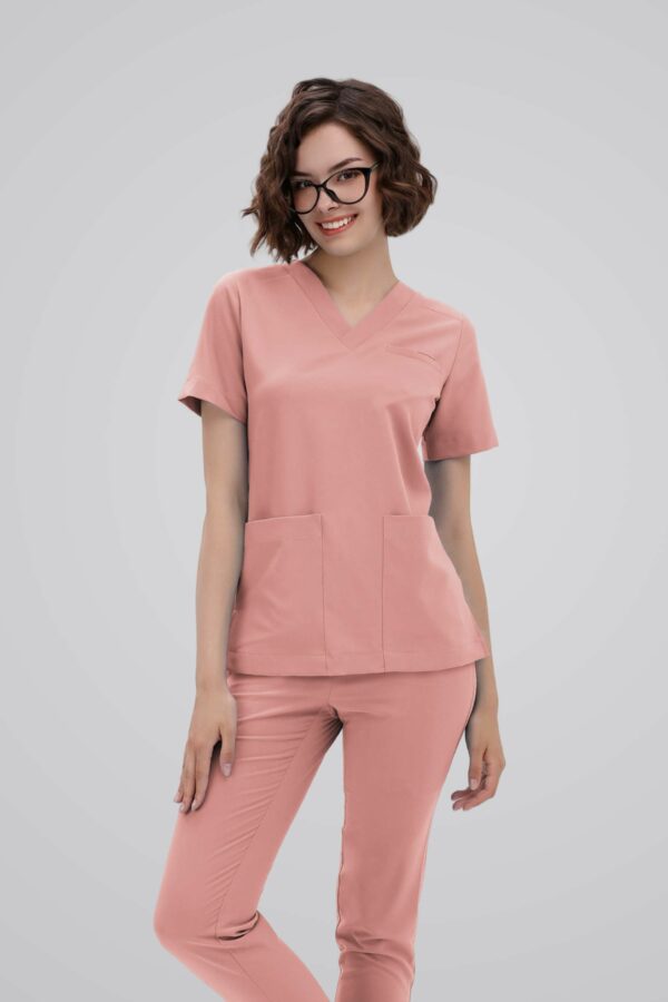 Scrubs W01 Plus - (Rose Pink)