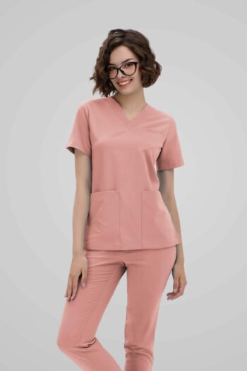 Scrubs W01 Plus - (Rose Pink)