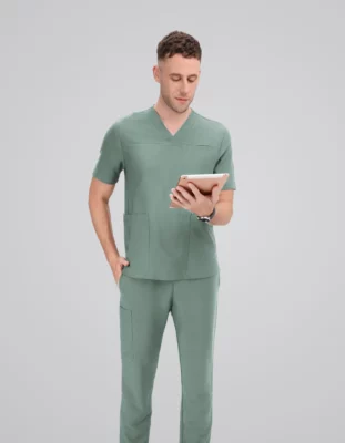 Đồng phục (mẫu M03 Nam-TCX Light Green Stone)